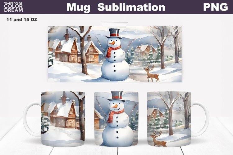 Snowman Sublimation Image 2