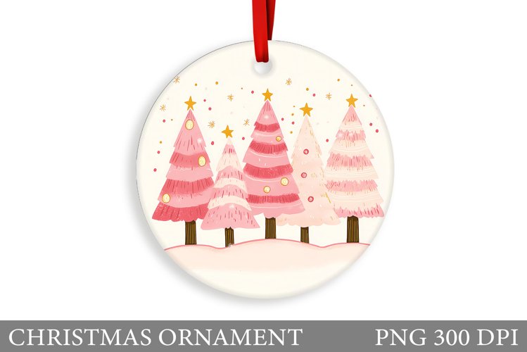 Christmas Tree Christmas Ornament. Christmas Sublimation example image 1