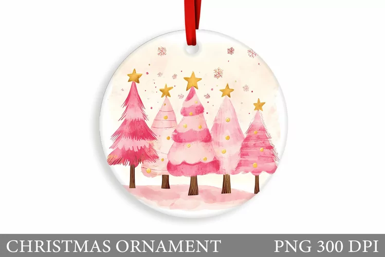 Christmas Tree Christmas Ornament. Christmas Sublimation