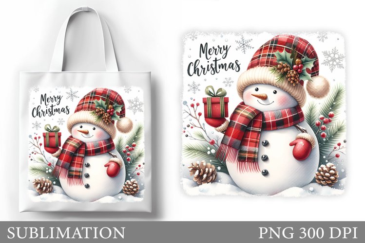 Cute Snowman Clipart Image 9