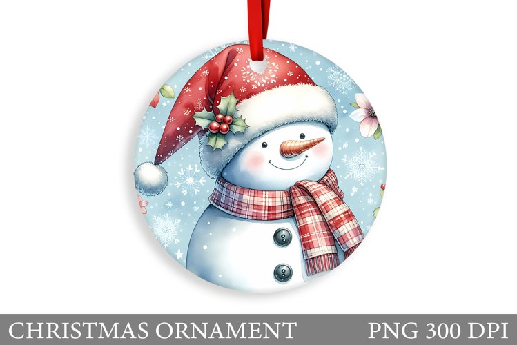 Cute Snowman Clipart Image 9