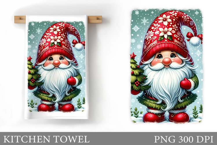 Christmas Kitchen Towel. Christmas Kitchen Towel Design example image 1