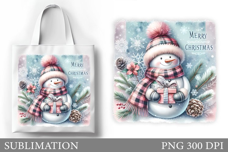 Cute Snowman Clipart Image 8
