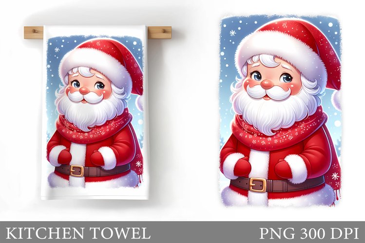Cute Santa Clipart Image 13