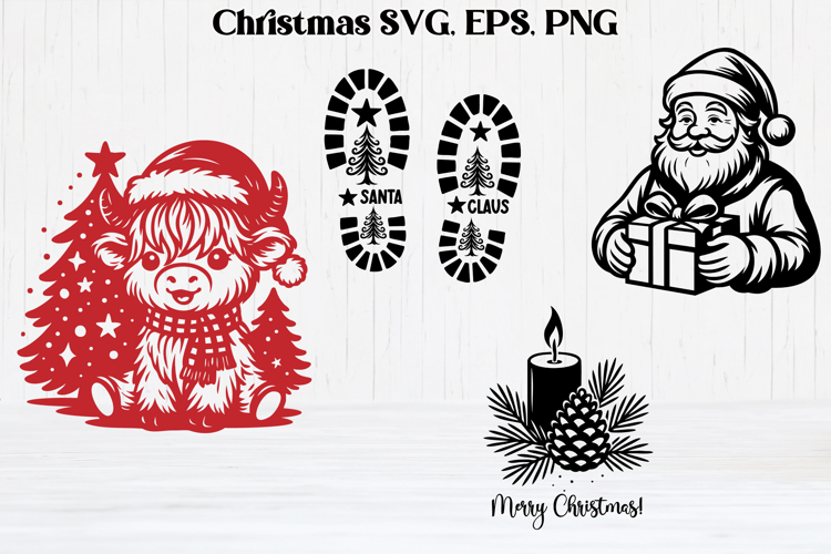 Christmas Silhouette Svg