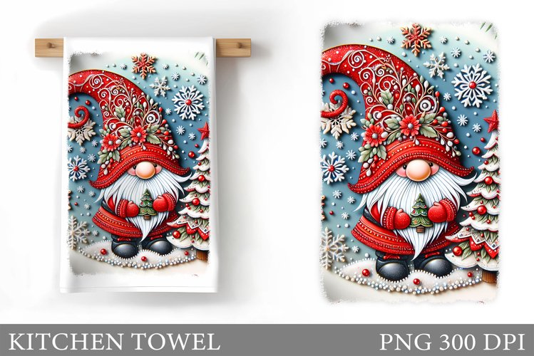 Christmas Kitchen Towel. Christmas Kitchen Towel Design