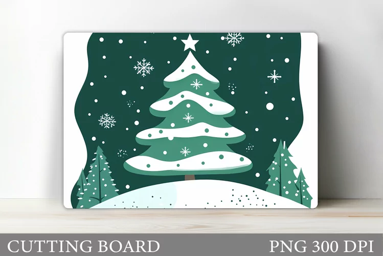 Christmas Tree Cutting Board. Christmas Cutting Board