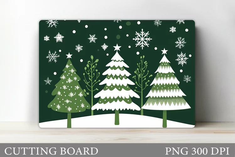 Christmas Tree Cutting Board. Christmas Cutting Board