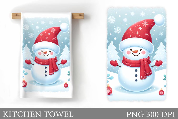 Cute Snowman Clipart Image 9