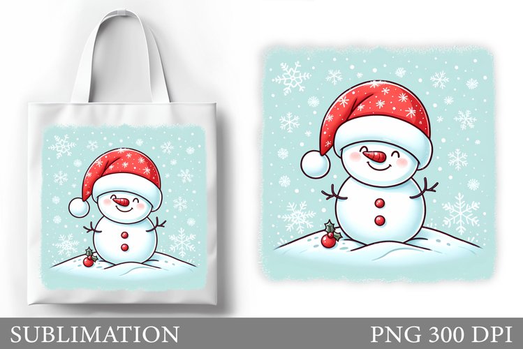 Cute Snowman Clipart Image 5