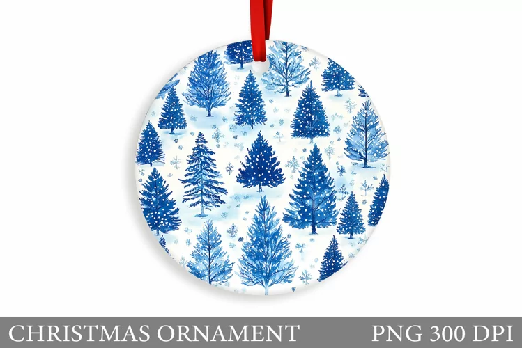 Christmas Tree Christmas Ornament. Christmas Sublimation