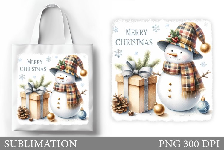 Cute Snowman Clipart Image 7