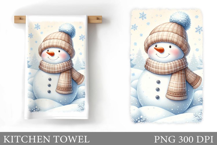 Cute Snowman Clipart Image 4