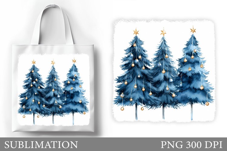 Christmas Tree Tote Bag. Christmas Tote Bag Sublimation