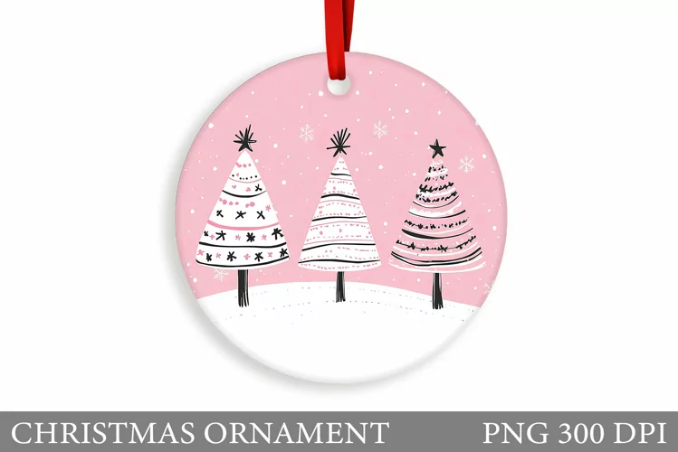 Christmas Tree Christmas Ornament. Christmas Sublimation