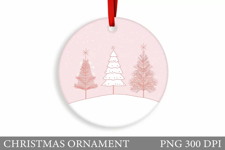 Christmas Tree Christmas Ornament. Christmas Sublimation