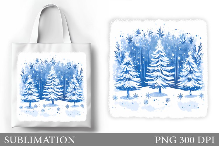 Christmas Tree Tote Bag. Christmas Tote Bag Design example image 1
