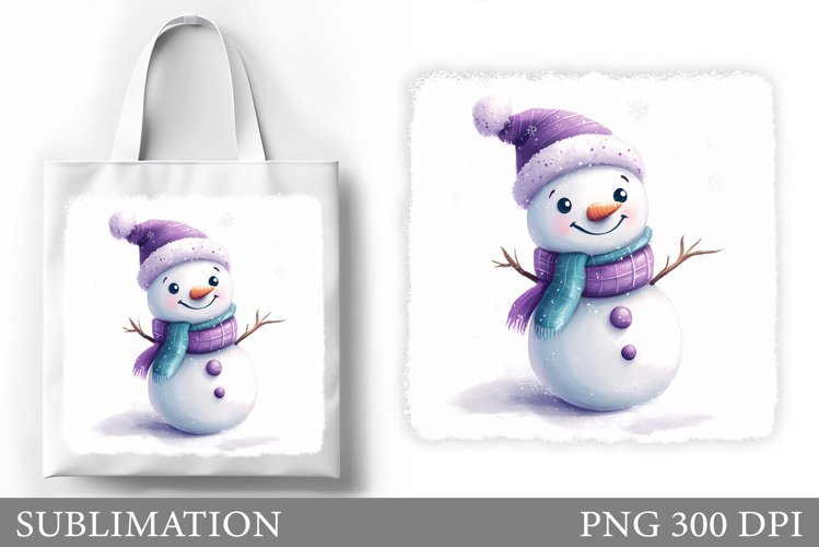 Cute Snowman Clipart Image 11
