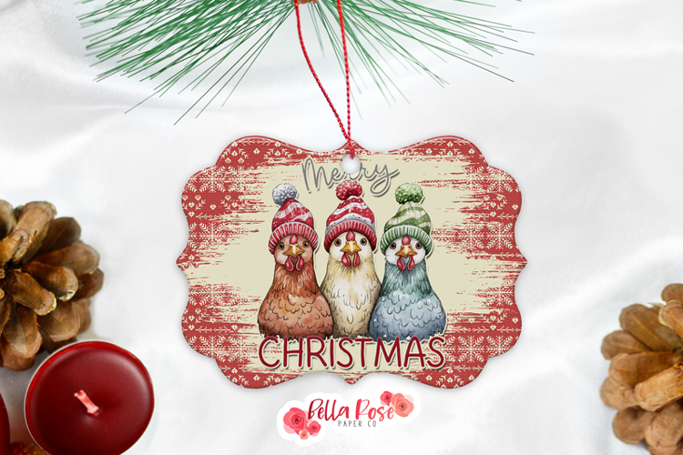 Christmas Chickens |Christmas| Benelux Christmas Ornament
