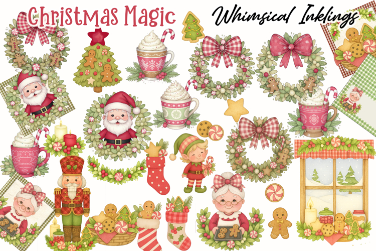 Christmas Magic Sublimation/DTF Clipart