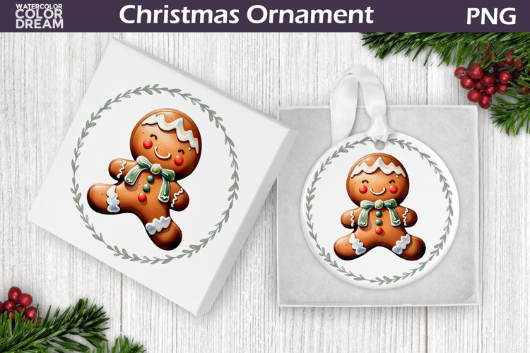 Gingerbread Christmas Ornament | Gingerbread Man Ornament