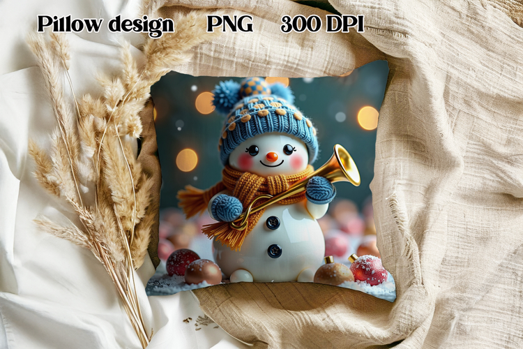 Christmas Snowman Clipart Image 19