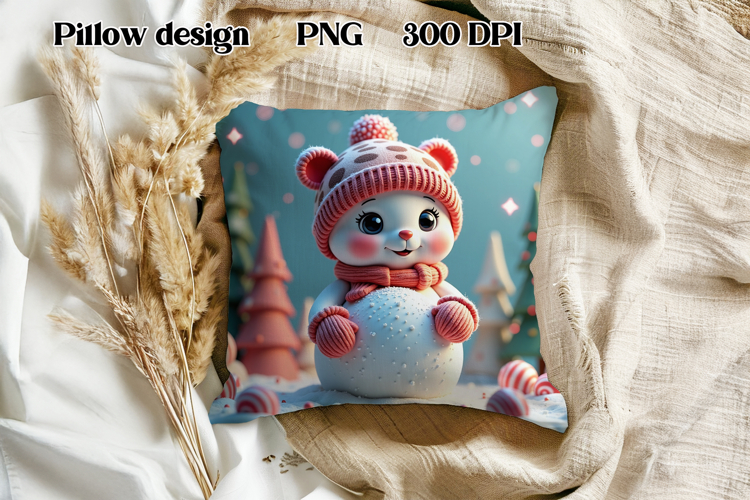 Christmas Snowman Clipart Image 16