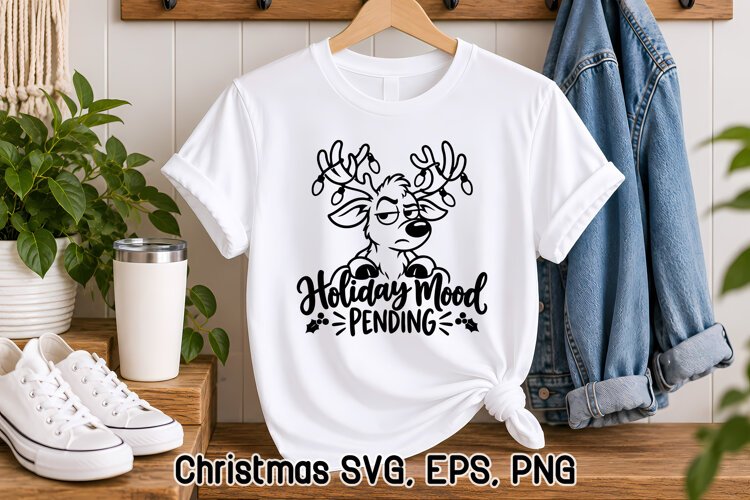 Sarcastic Christmas Reindeer SVG | Christmas Animal SVG example image 1