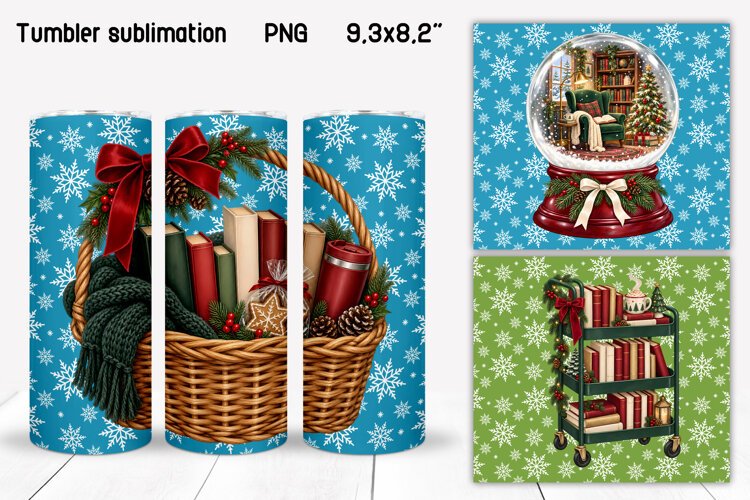 Cute Holiday Animal Tumbler Sublimation example image 1