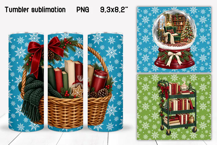 Cute Holiday Animal Tumbler Sublimation