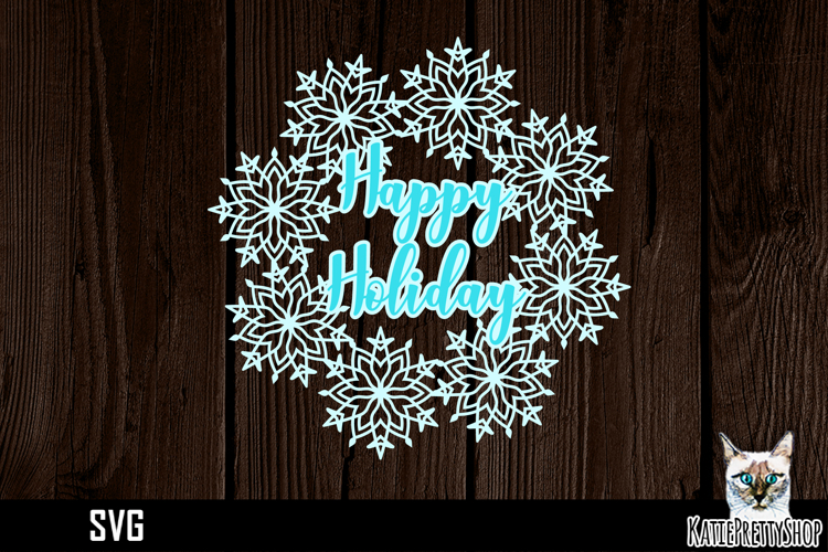 Christmas Wreath Clipart Image 3
