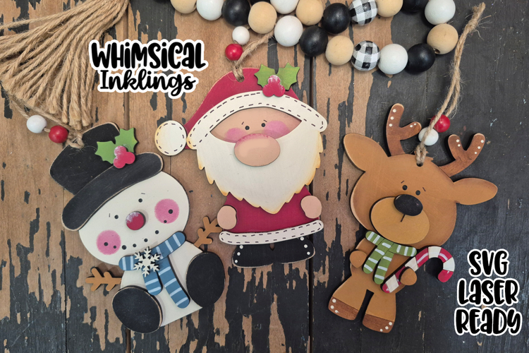 Christmas Bittys Ornaments SVG