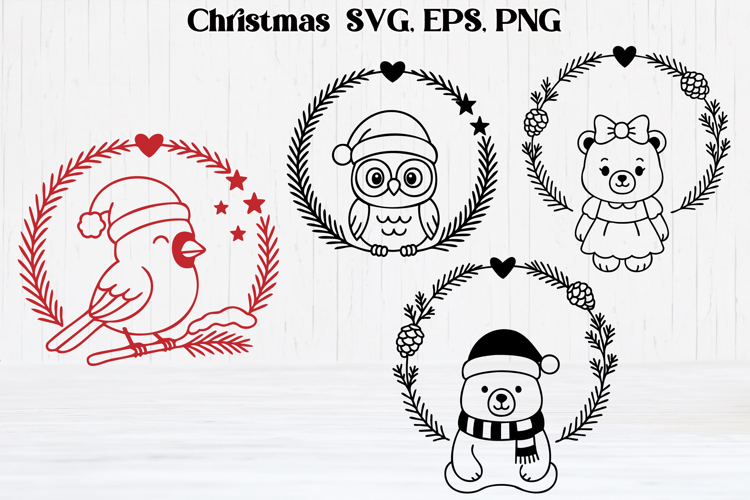 Christmas Silhouette Svg