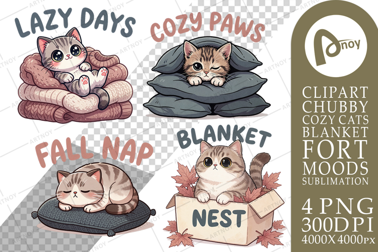 Cats Blanket Fort Sublimation
