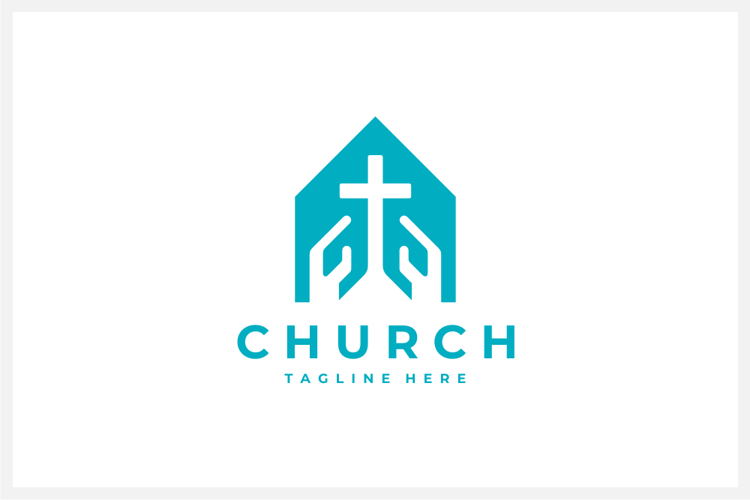 Church Logo Design Vector Template