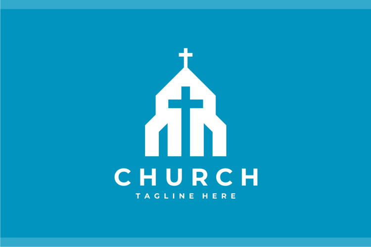 Church Logo Design Vector Template
