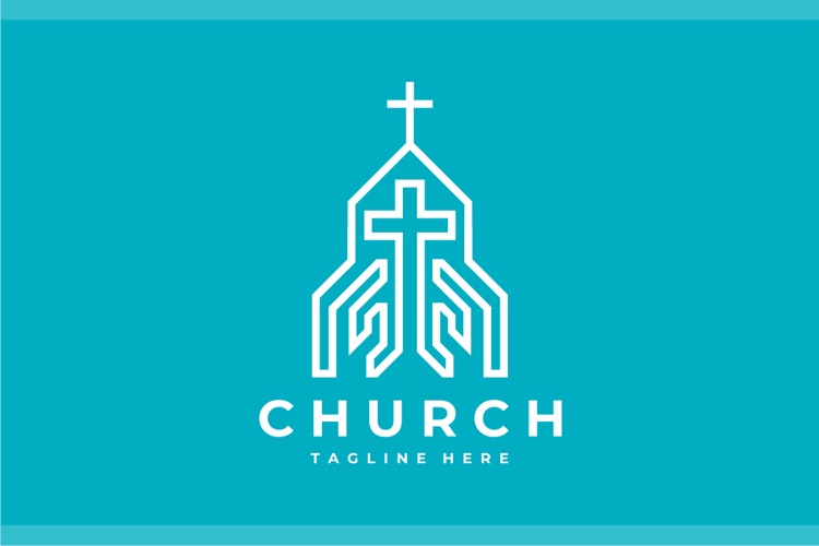 Church Logo Design Vector Template