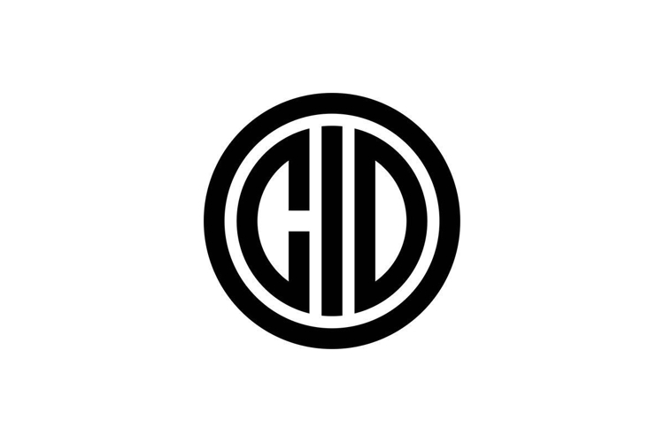 CID letter logo design. CID