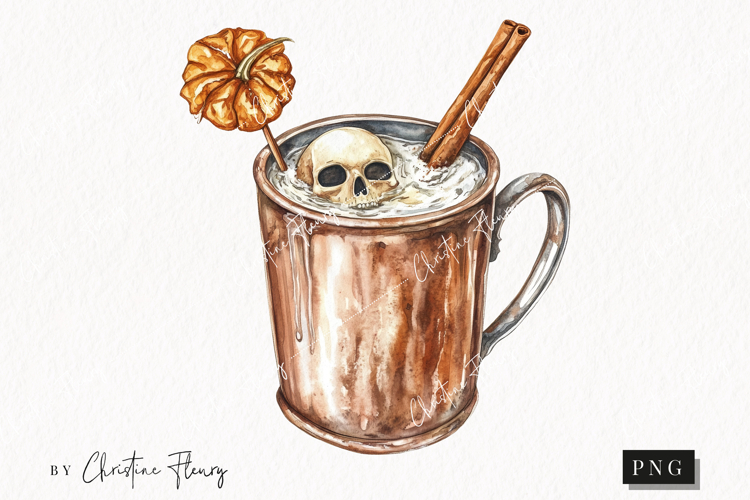 Cozy Halloween Cocktail | Halloween PNG