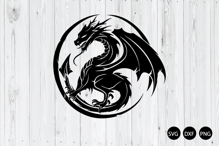 Magical Dragon SVG, Dragon SVG, Animal SVG