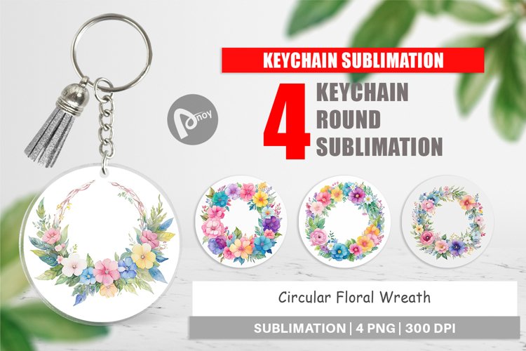 Floral Wreath Clipart Image 10