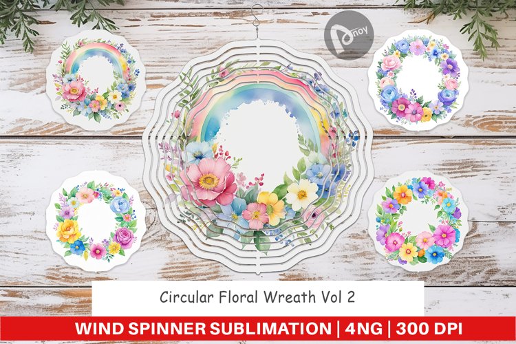 Floral Wreath Clipart Image 5