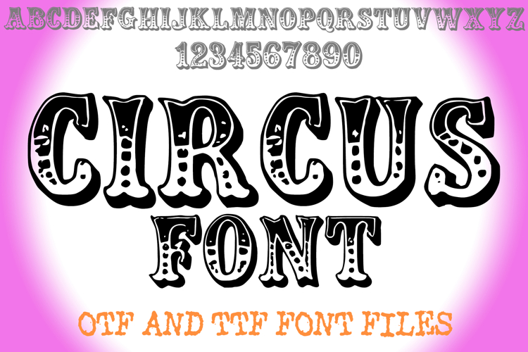 Circus Fonts