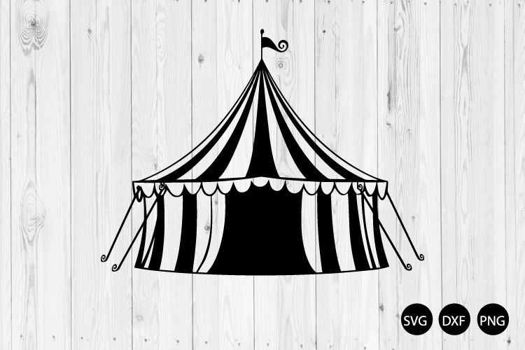 Circus Tent SVG, Carnival SVG, Circus Party SVG
