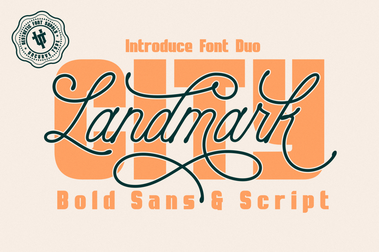 City Landmark Font Duo