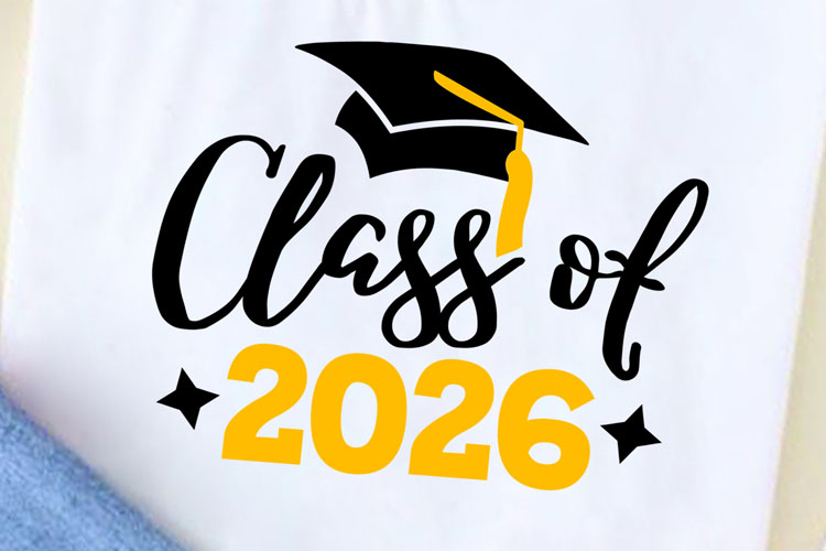 Class of 2026 Graduation decorations Graduate shirt design