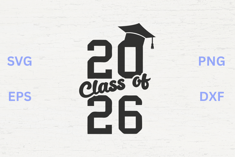 Class of 2026 Graduation Sports small SVG example image 1
