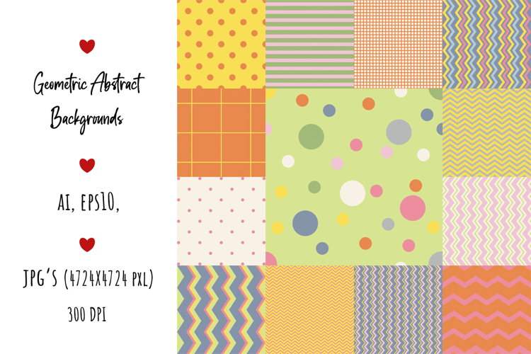 Geometric Pattern Abstract Papers