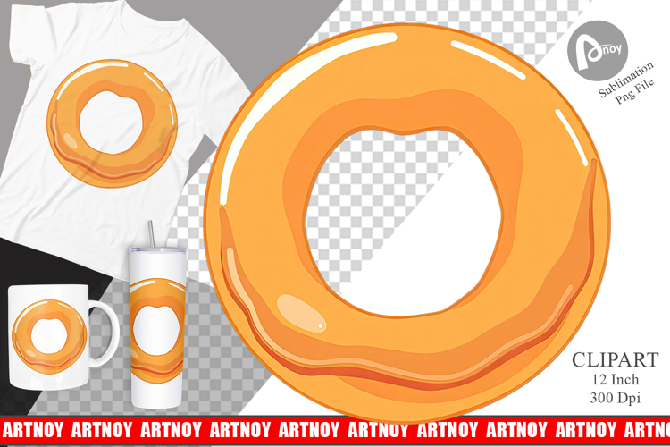 Donut Clipart Image 12