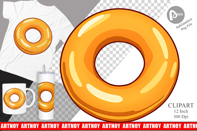 Donut Clipart Image 9